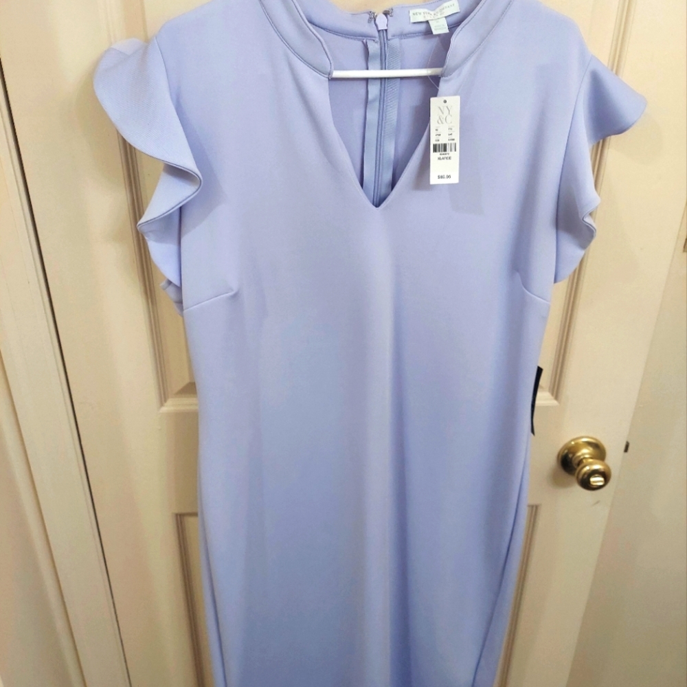 Lavender NY&Co scuba dress NWT